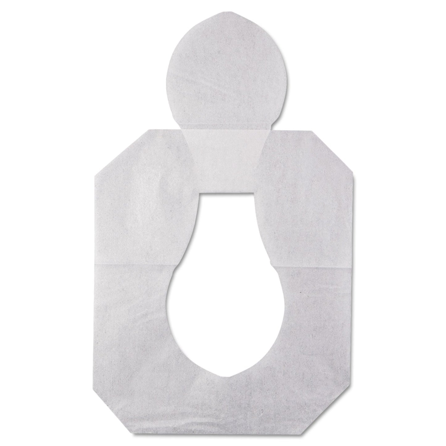 HOSPECO Health Gards Toilet Seat Covers, Half-Fold, 14.25 x 16.5, White, 250/Pack, 10 Boxes/Carton