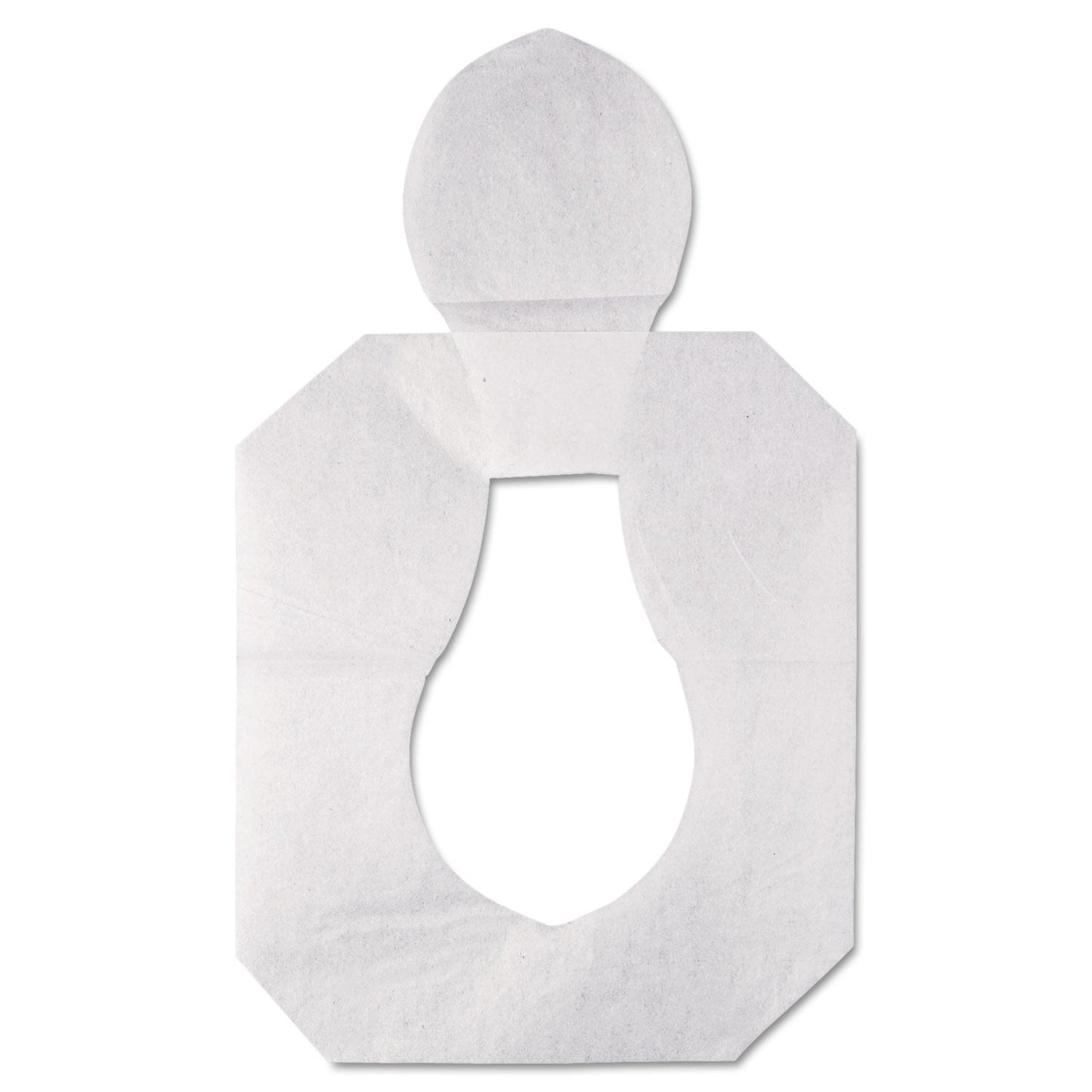 HOSPECO Health Gards Toilet Seat Covers, Half-Fold, 14.25 x 16.5, White, 250/Pack, 4 Packs/Carton