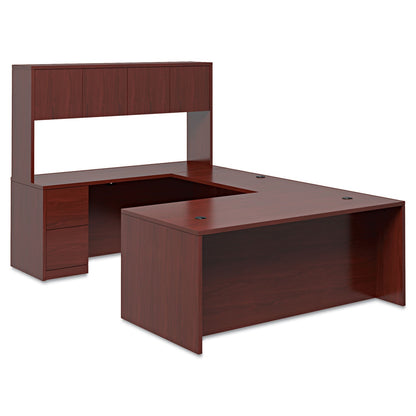 HON 10500 Series Stack-On Storage Unit, 72w x 14.63d x 37.13h, Mahogany