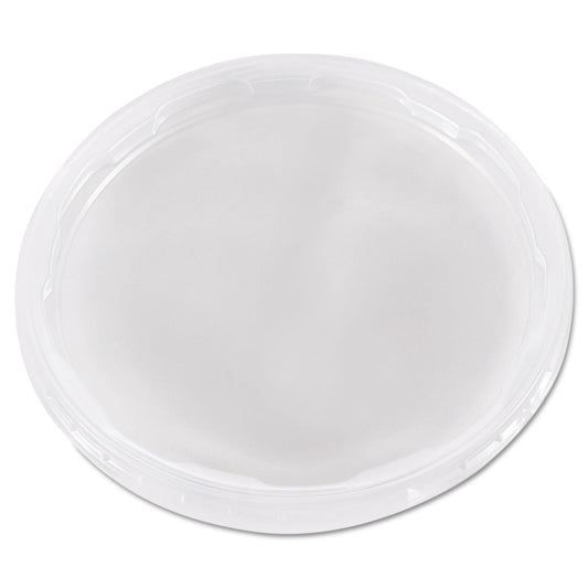 WNA Deli Container Lids, Plug-Style, Clear, Plastic, 50/Pack, 10 Packs/Carton