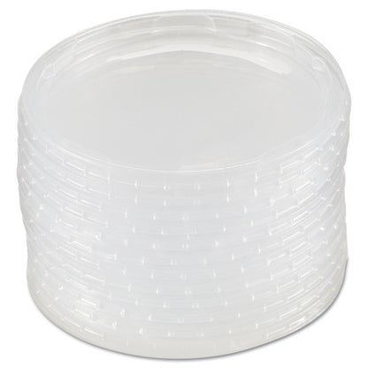 WNA Deli Container Lids, Plug-Style, Clear, Plastic, 50/Pack, 10 Packs/Carton