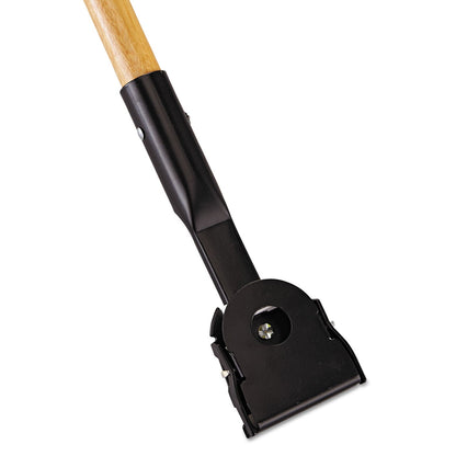 Rubbermaid Snap-On Hardwood Dust Mop Handle, 1.5" dia x 60", Natural