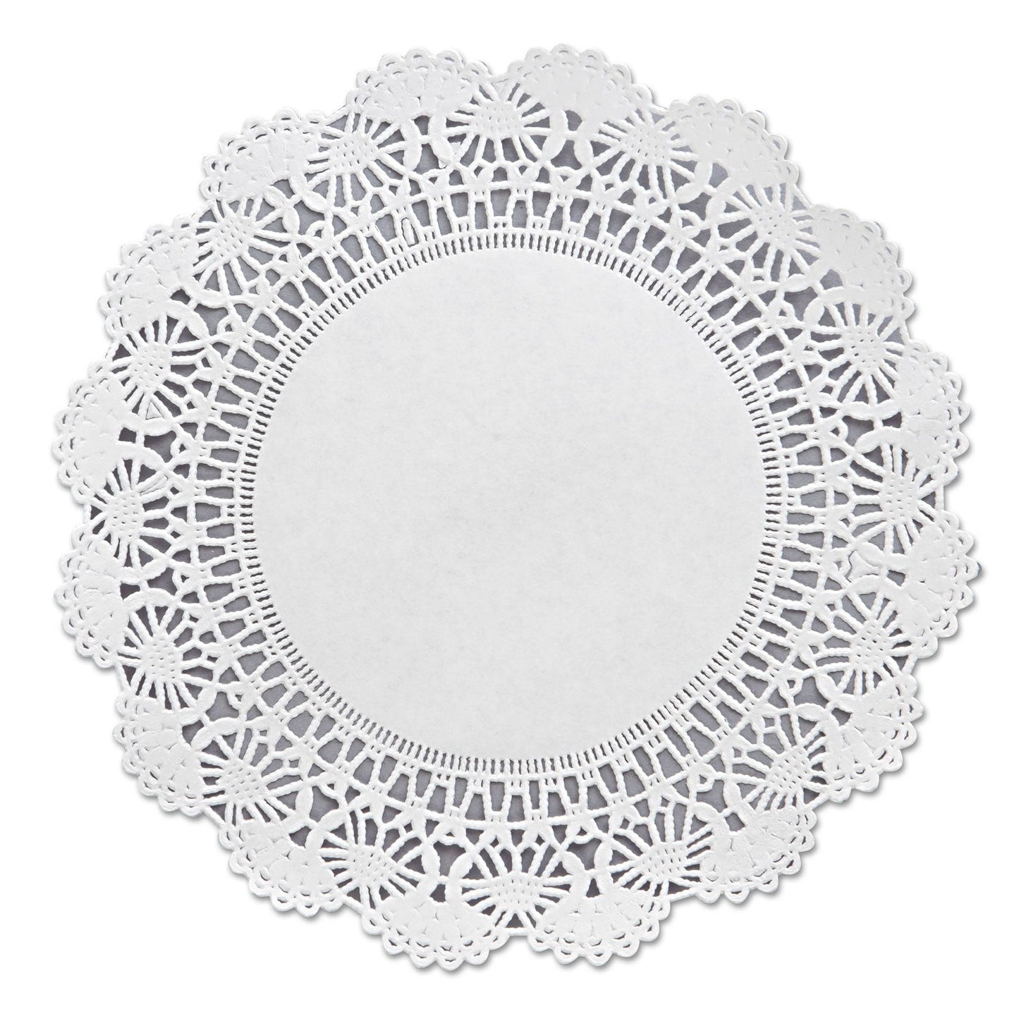 Hoffmaster Cambridge Lace Doilies, Round, 8", White, 1,000/Carton