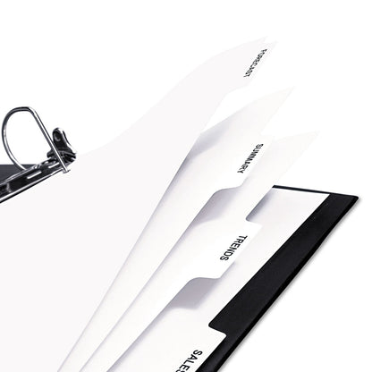 Avery Customizable Print-On Dividers, For Xerox 4135 Copiers and Docutech, 3-Hole Punched, 5-Tab, 11 x 8.5, White, 30 Sets