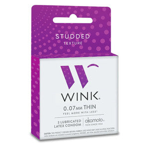 Wink™ Studded Texture Lubricated Condoms
