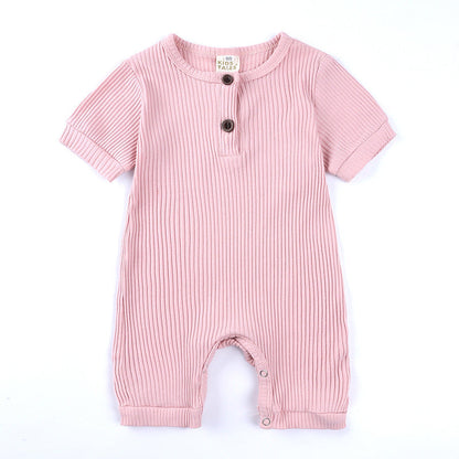 Baby Bag Fart Clothes Pit Striped Crawling Clothes