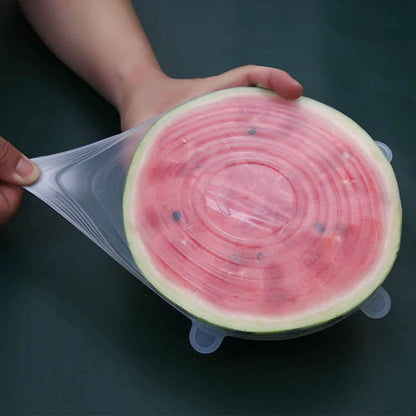 6-Pack: Reusable Silicone Stretch Lids