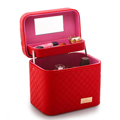 Large capacity multifunctional cosmetic bag