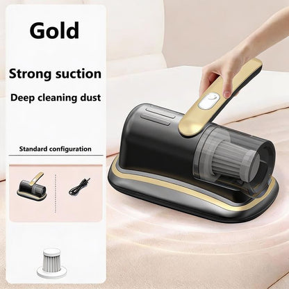 Mattress Vacuum Cleaner for Dust Mite Removal, Upgraded Handheld Cordless Vacuum, Dust Cleaning, Powerful Vacuum Bed Cleaner, Used for Deep Cleaning Beds, Carpets, Sofas, Pet Hair, and Upholstered Furniture