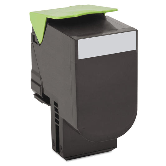 Lexmark 80C1XK0 Return Program Toner, 8,000 Page-Yield, Black