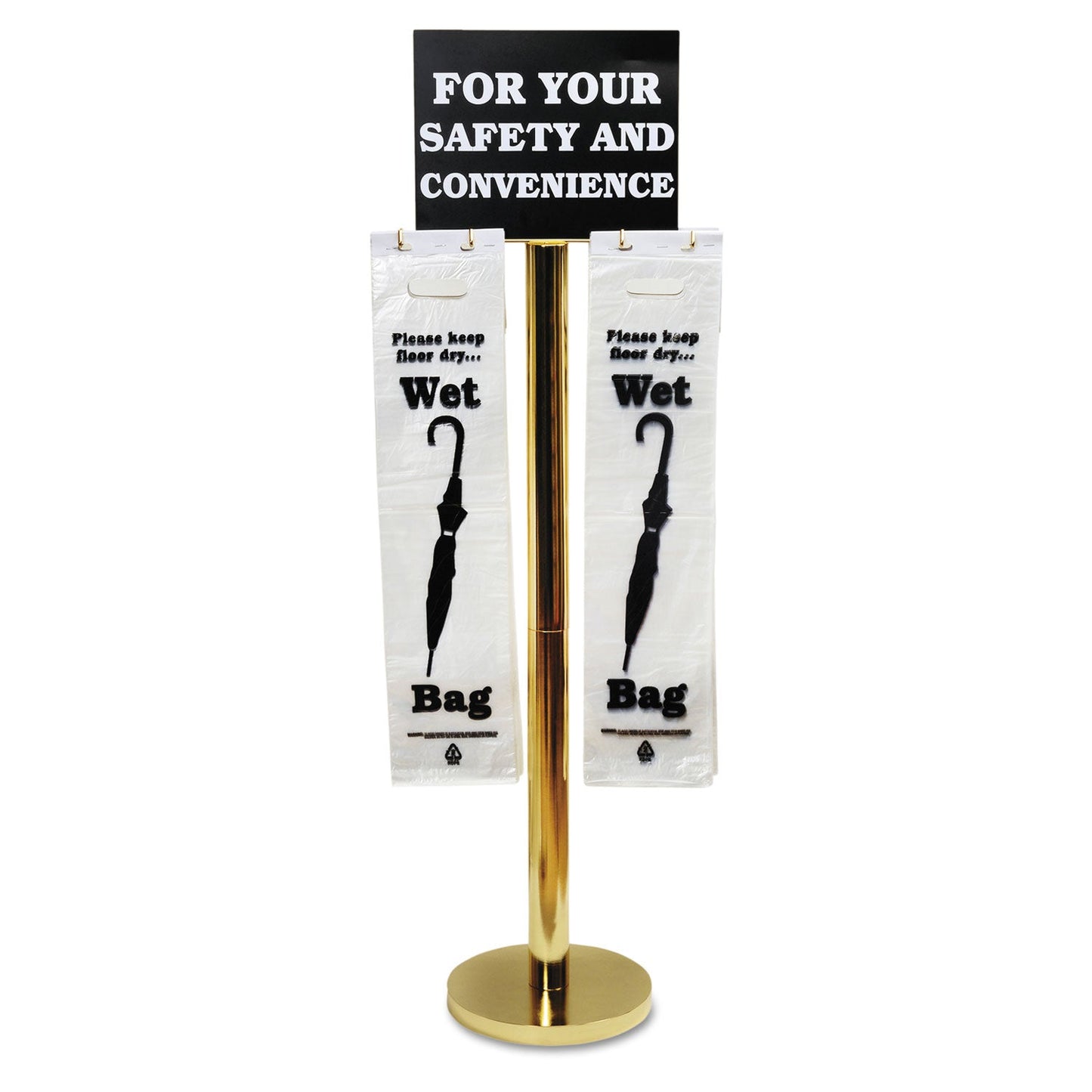 Tatco Wet Umbrella Bags, 7" x 31", Clear, 1,000/Box