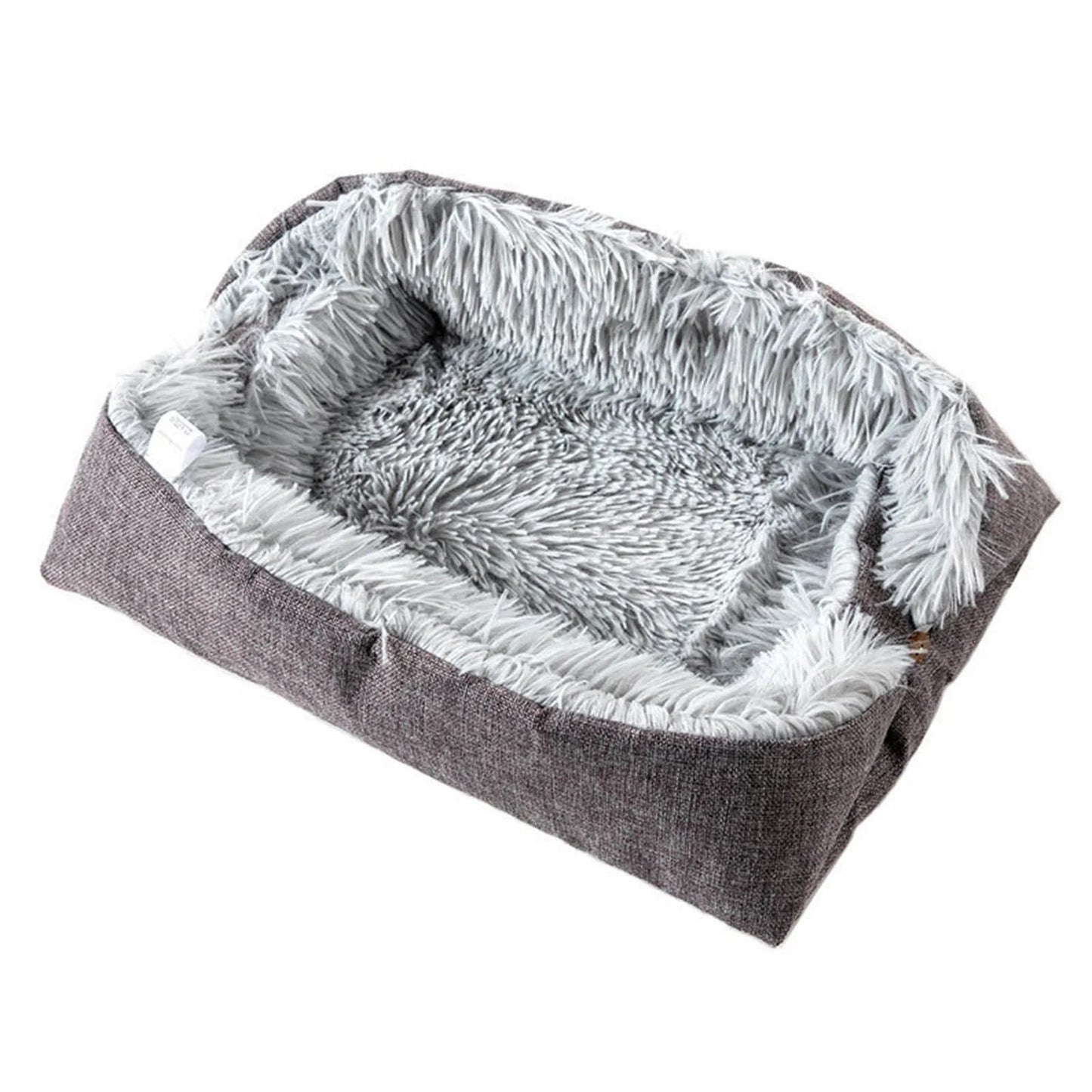 EWASWON Dog Bed for Small Dogs, Cozy Calming Pet Bed for Dogs Cats, Anti-Anxiety, Non-Slip and Machine Washable, Perfect for Home, Indoor/Outdoor Use