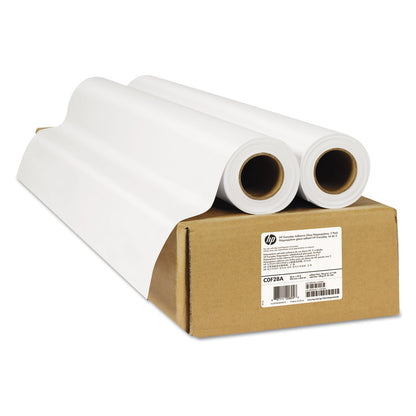 HP Everyday Adhesive Gloss Polypropylene, 2" Core, 36" x 75 ft, Glossy White, 2/Pack