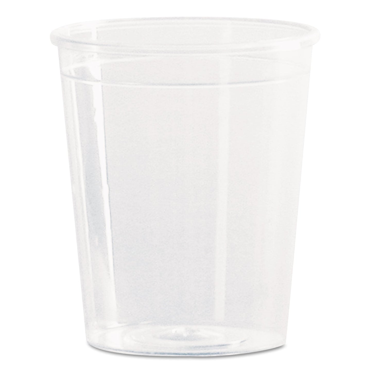 WNA Comet Plastic Portion/Shot Glass, 2 oz, Clear, 50/Pack, 50 Packs/Carton