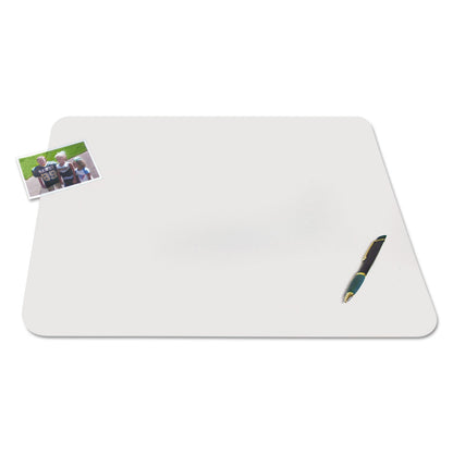 Artistic KrystalView Desk Pad with Antimicrobial Protection, Matte Finish, 24 x 19,  Clear