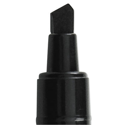 Quartet EnduraGlide Dry Erase Marker, Broad Chisel Tip, Black, Dozen