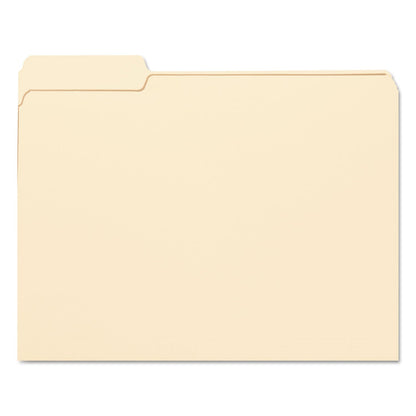 Smead Manila File Folders, 1/3-Cut Tabs: Left Position, Letter Size, 0.75" Expansion, Manila, 100/Box