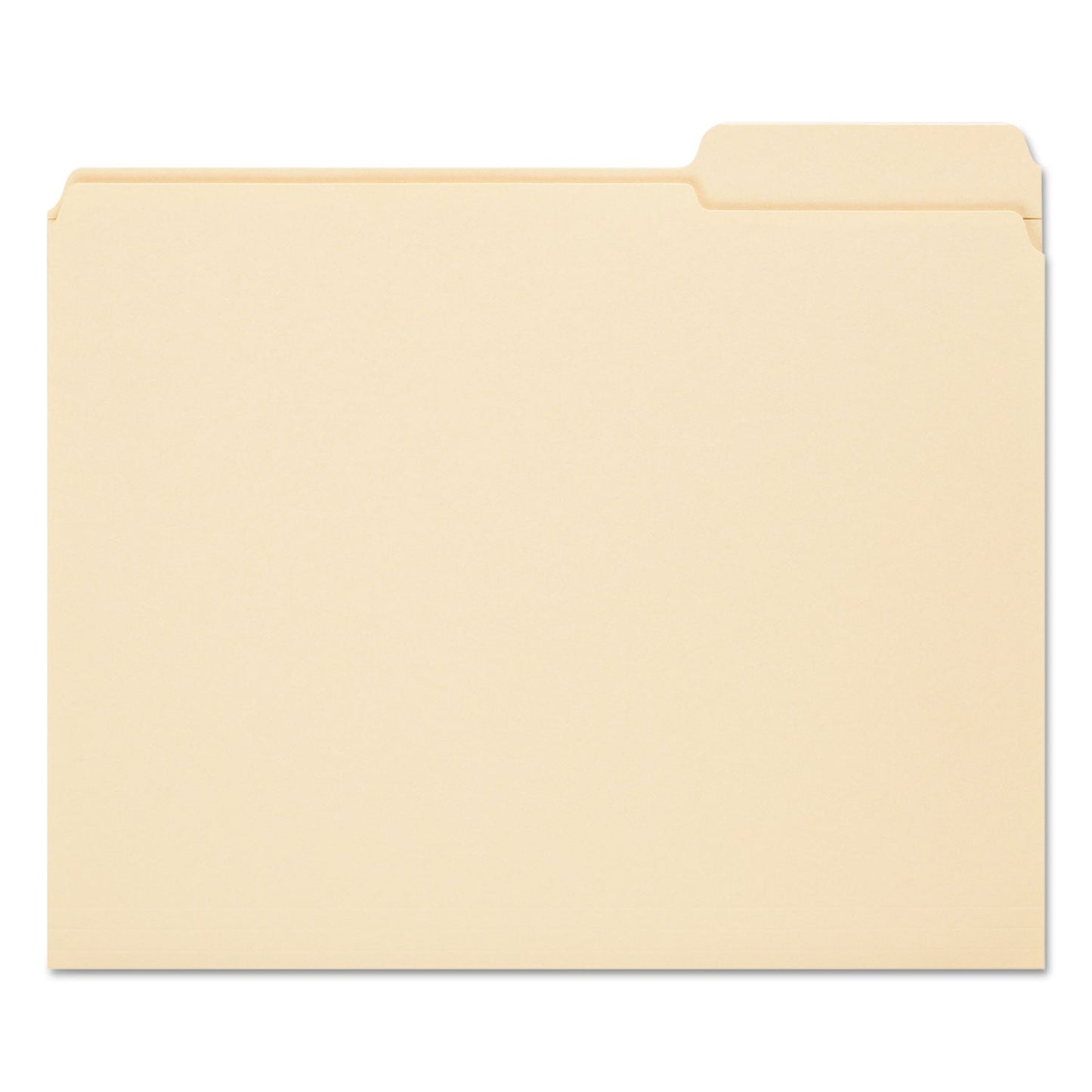 Smead Reinforced Tab Manila File Folders, 1/3-Cut Tabs: Right Position, Letter Size, 0.75" Expansion, 11-pt Manila, 100/Box