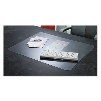 Artistic KrystalView Desk Pad with Antimicrobial Protection, Glossy Finish, 22 x 17, Clear