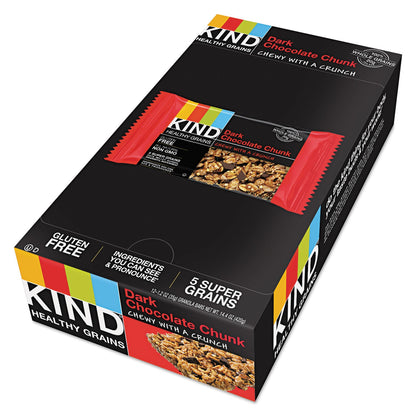 KIND Healthy Grains Bar, Dark Chocolate Chunk, 1.2 oz, 12/Box