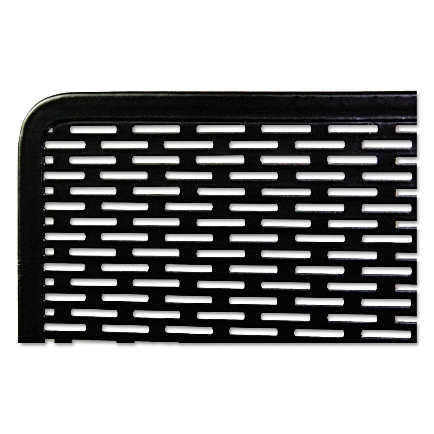 Artistic Urban Collection Punched Metal Letter Tray, 1 Section, Letter Size Files, 10" x 13.75" x 3.5", Black
