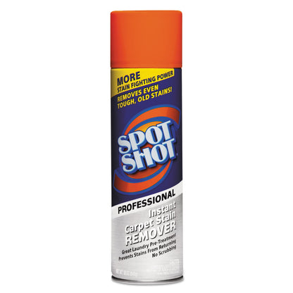WD-40 Spot Shot Professional Instant Carpet Stain Remover, 18 oz Aerosol Spray, 12/Carton