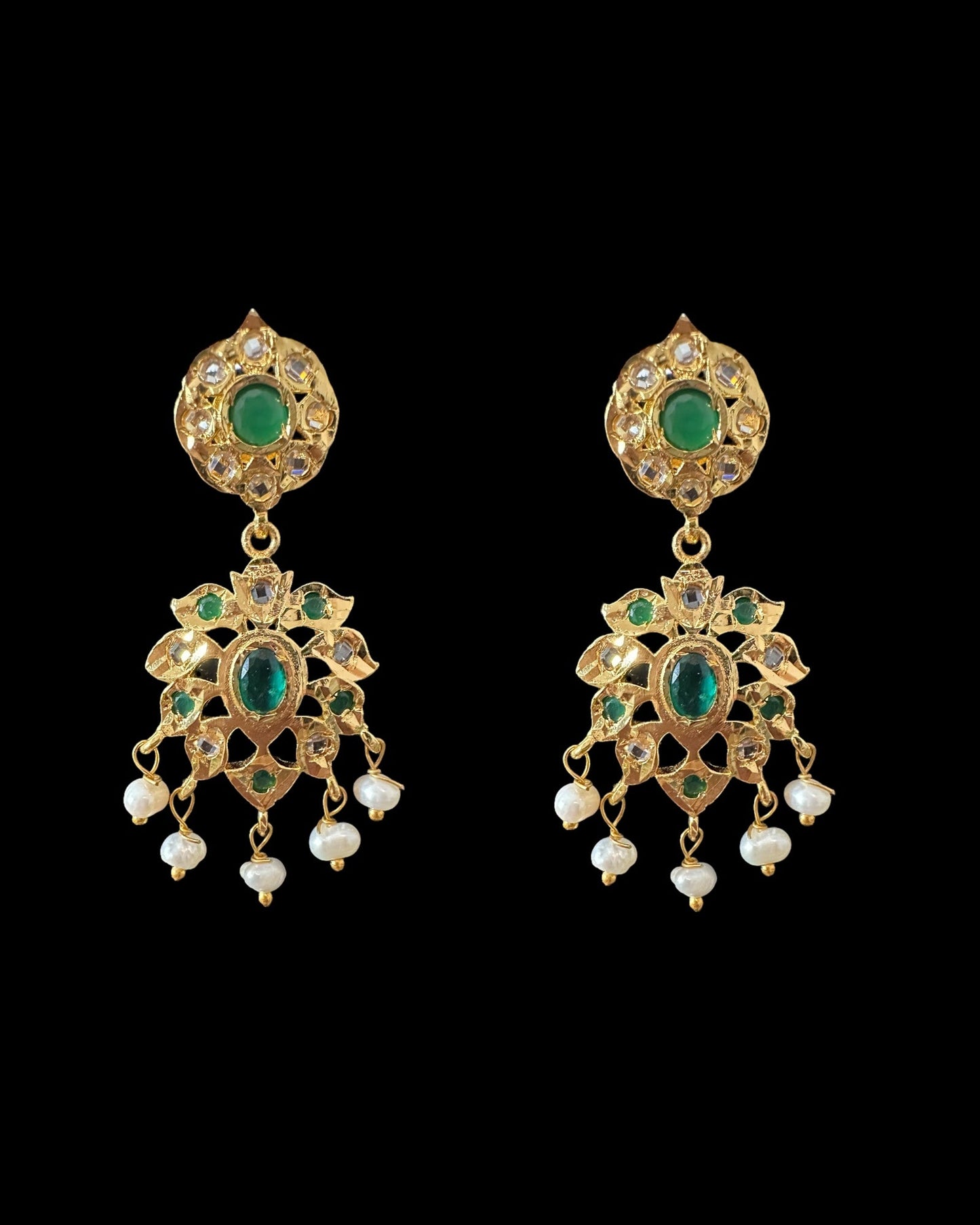PS560 Akriti long pendant  with earrings ( READY TO SHIP )