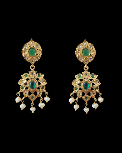 PS560 Akriti long pendant  with earrings ( READY TO SHIP )