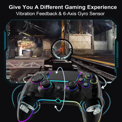 Revolutionary Anti-Stick Drift Wireless Controller for PS5, PC, Mac, Steam Deck & Mobile - Bluetooth 5.0 Gamepad with Hall Effect Sticks, Touchpad, 6-Axis Gyro, Turbo Function, 3.5mm Jack & Charging Cable!