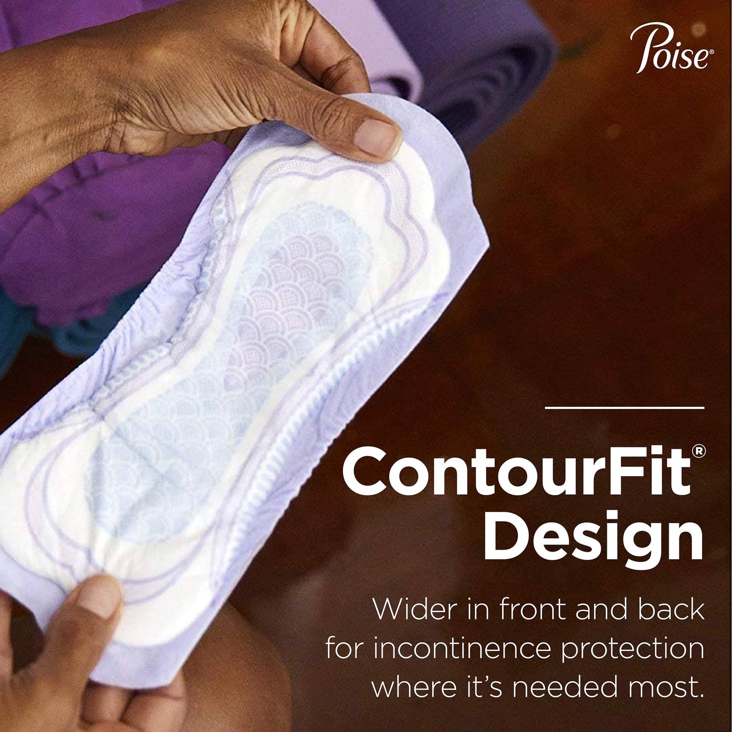 Poise® Bladder Control Pad, Long, Light Absorbency, Absorb-Loc Core, Female 48536