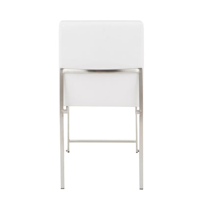 Fuji - Contemporary Modern Elegance High Back Dining Chair (Set of 2)