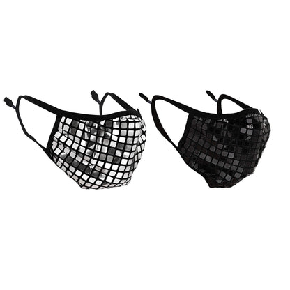 2-Pack: Reusable Fitted Fabric PVC Mask