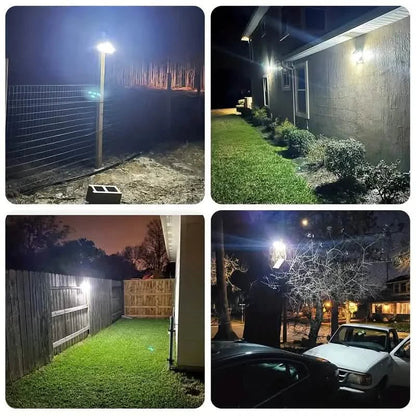 2-Pack: Super Bright Solar Motion Sensor Outdoor Light with Remote