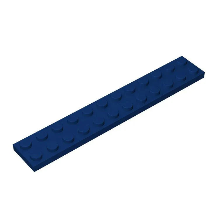 20 PCS 2x12 Flat Plate Building Blocks | Compatible Small Particle DIY Parts