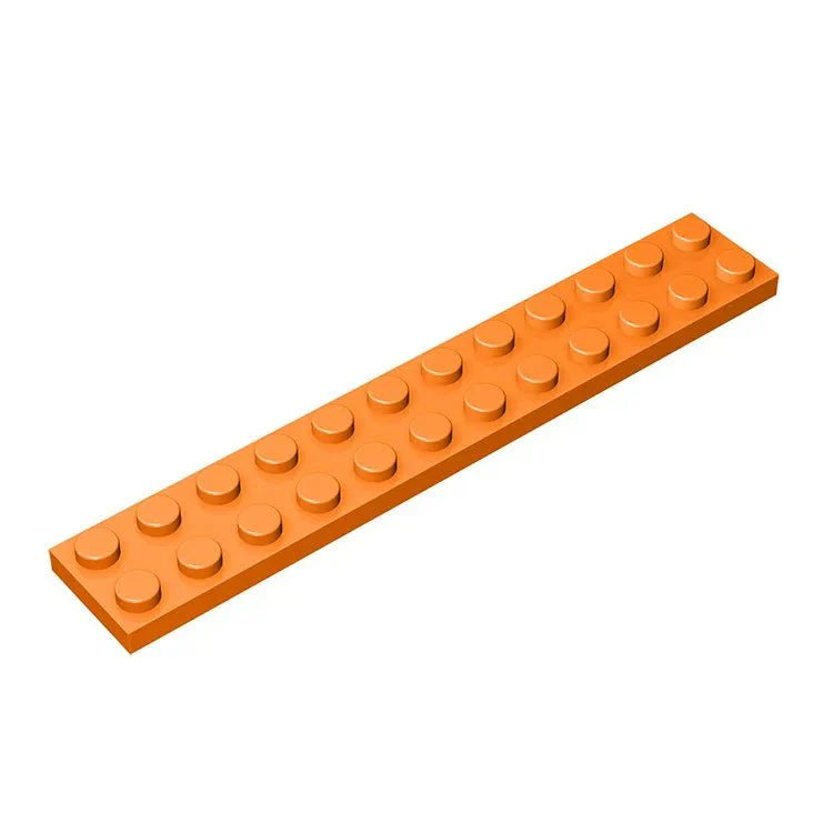 20 PCS 2x12 Flat Plate Building Blocks | Compatible Small Particle DIY Parts