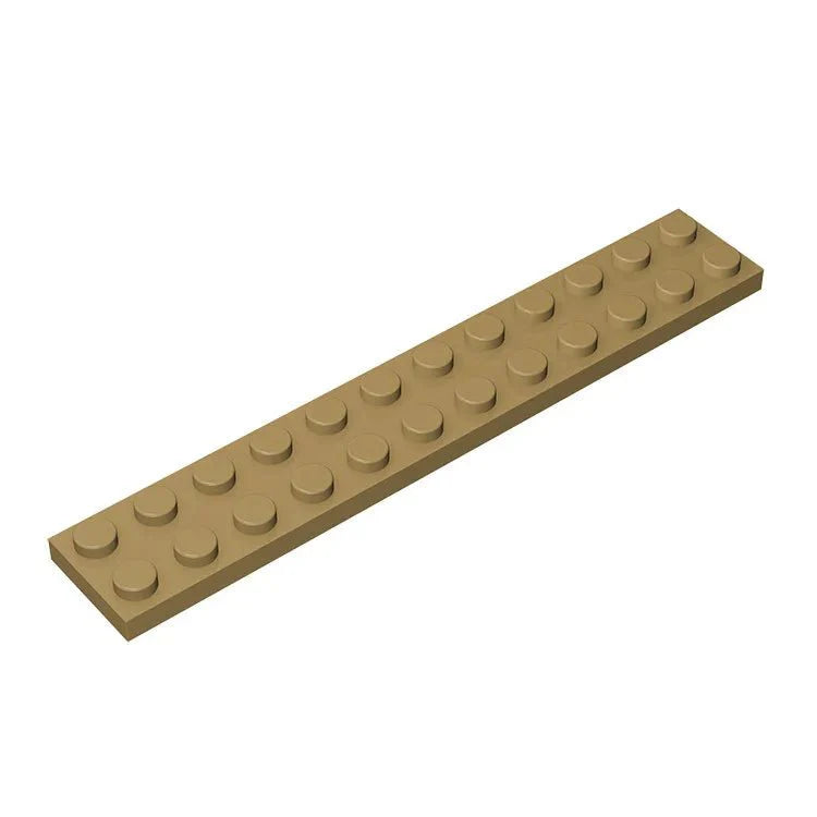 20 PCS 2x12 Flat Plate Building Blocks | Compatible Small Particle DIY Parts