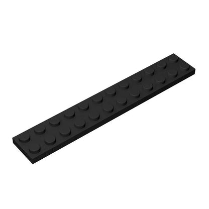 20 PCS 2x12 Flat Plate Building Blocks | Compatible Small Particle DIY Parts