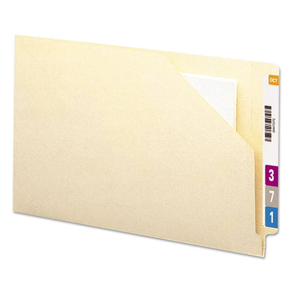 Smead End Tab Jackets with Reinforced Tabs, Straight Tab, Legal Size, 11-pt Manila, 100/Box