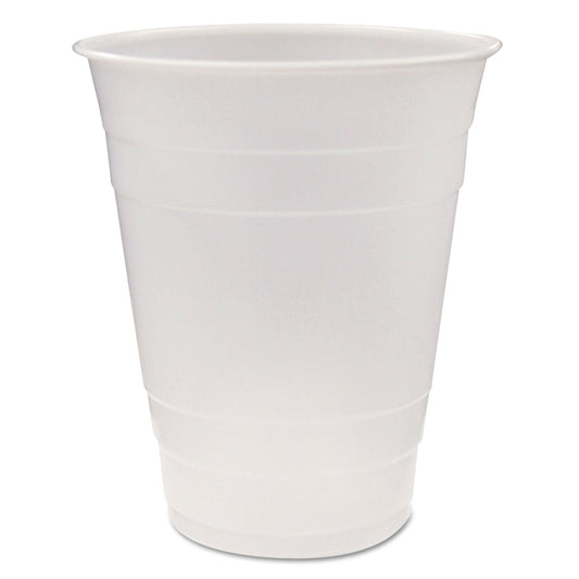 Pactiv Evergreen Translucent Drink Cups, 16 oz, Clear, 80/Pack, 12 Packs/Carton
