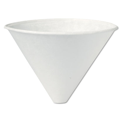 Dart Funnel-Shaped Medical and Dental Cups, Treated Paper, 6 oz, 250/Bag, 10/Carton