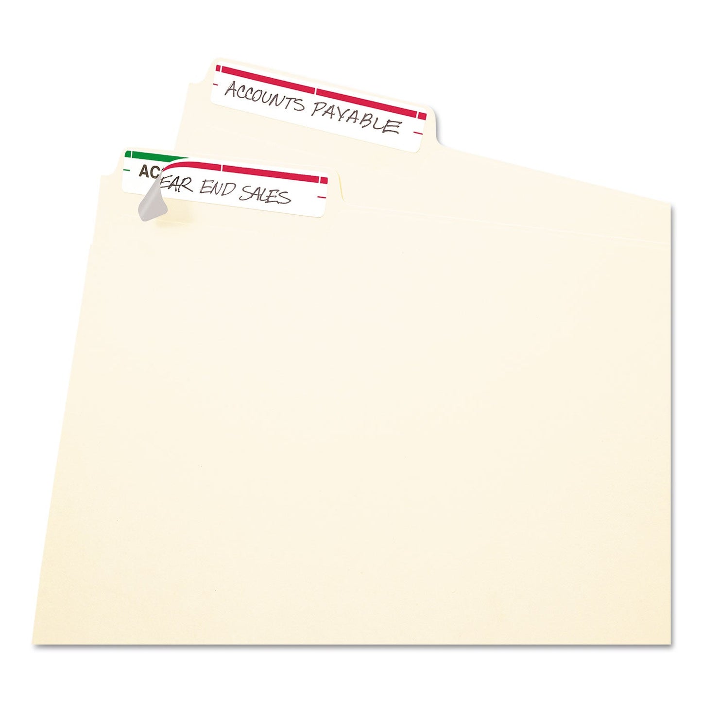 Avery Printable 4" x 6" - Permanent File Folder Labels, 0.69 x 3.44, White, 7/Sheet, 36 Sheets/Pack, (5201)