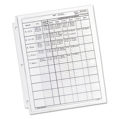 Avery Top-Load Poly Sheet Protectors, Heavy Gauge, Letter, Diamond Clear, 100/Box