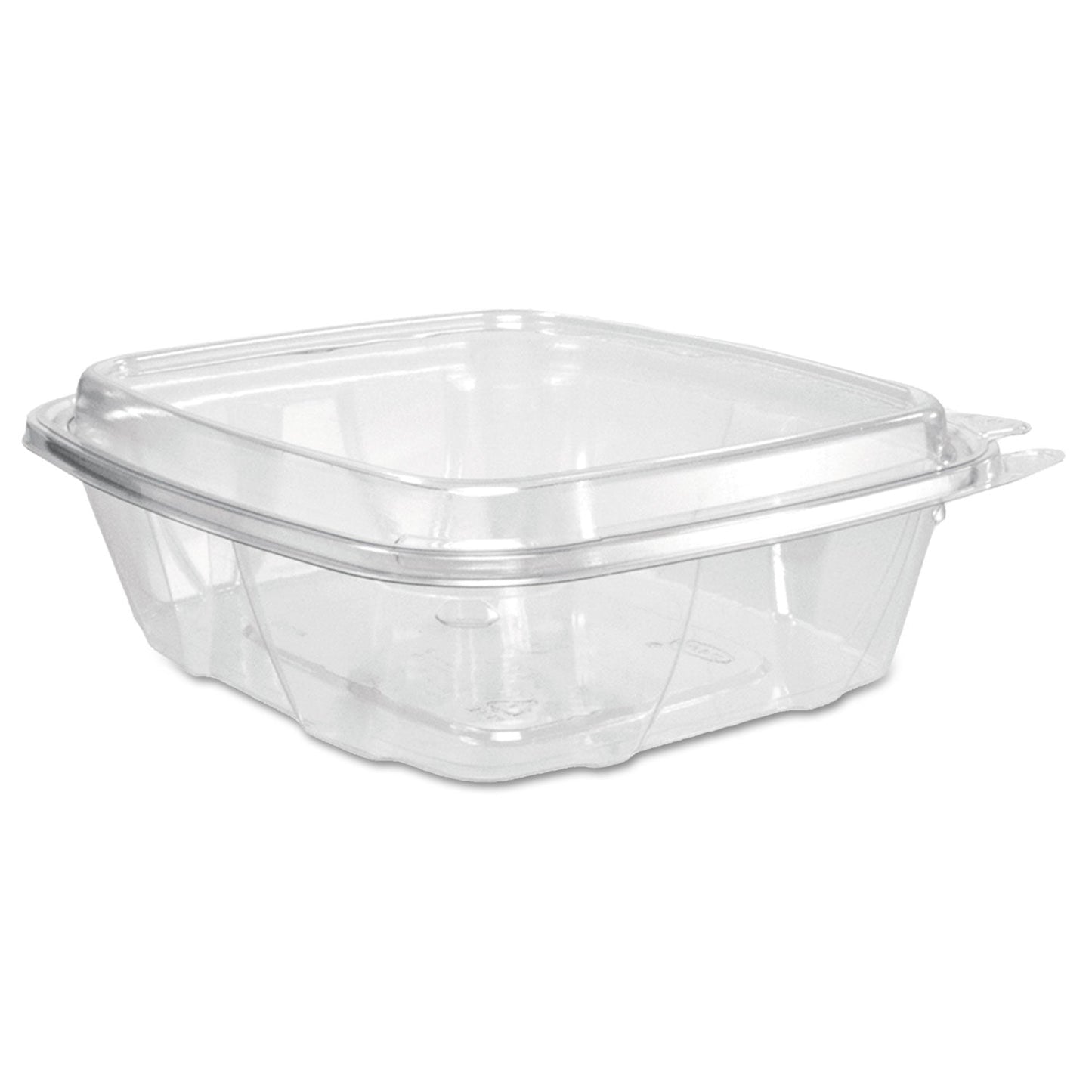 Dart ClearPac SafeSeal Tamper-Resistant/Evident Containers, Domed Lid, 24 oz, 6.4 x 2.3 x 7.1, Clear, Plastic, 100/Bag, 2 Bags/CT