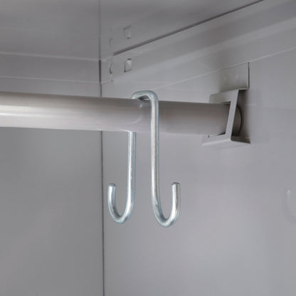 Safco Single-Tier Locker, 12w x 18d x 78h, Two-Tone Gray