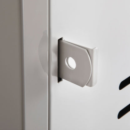 Safco Box Locker, 12w x 18d x 78h, Two-Tone Gray