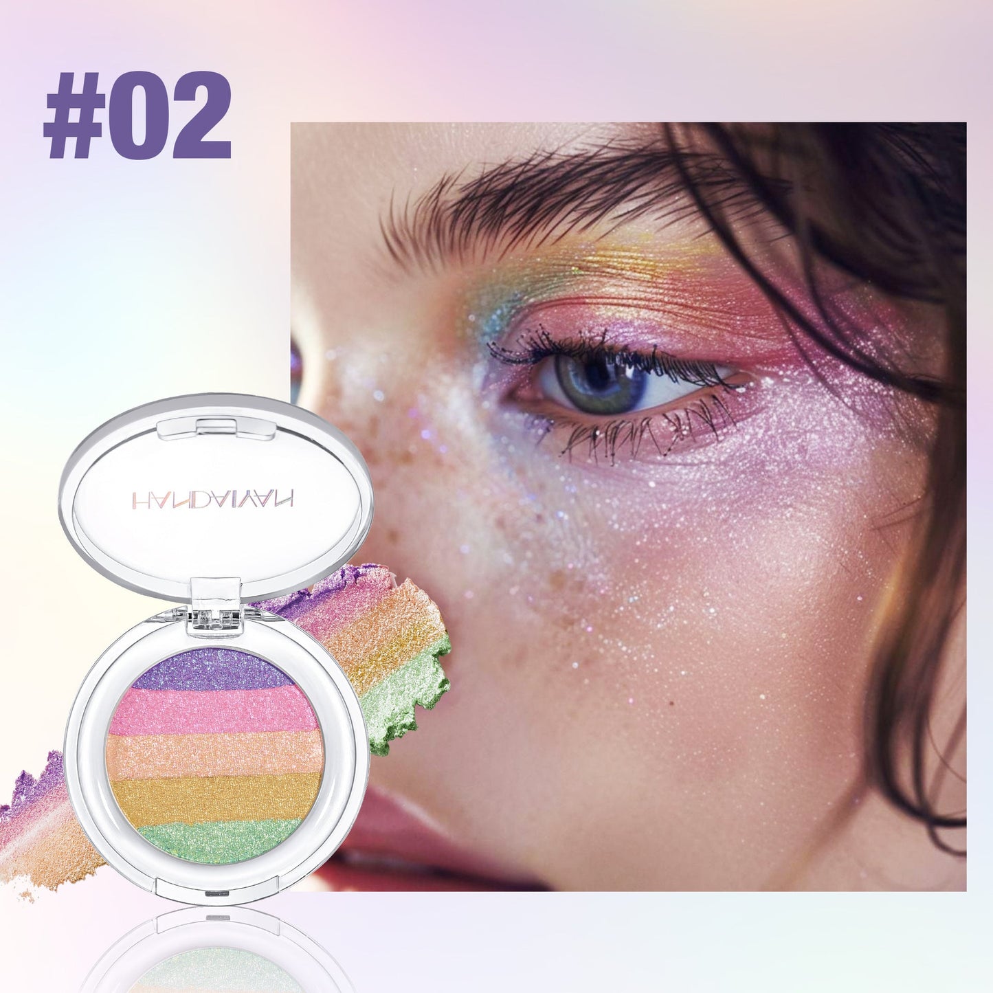 Pearlescent Thin And Glittering Chameleon Eye Shadow