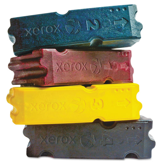 Xerox 108R00832 Solid Ink Stick, 40,000 Page-Yield, Black, 4/Box
