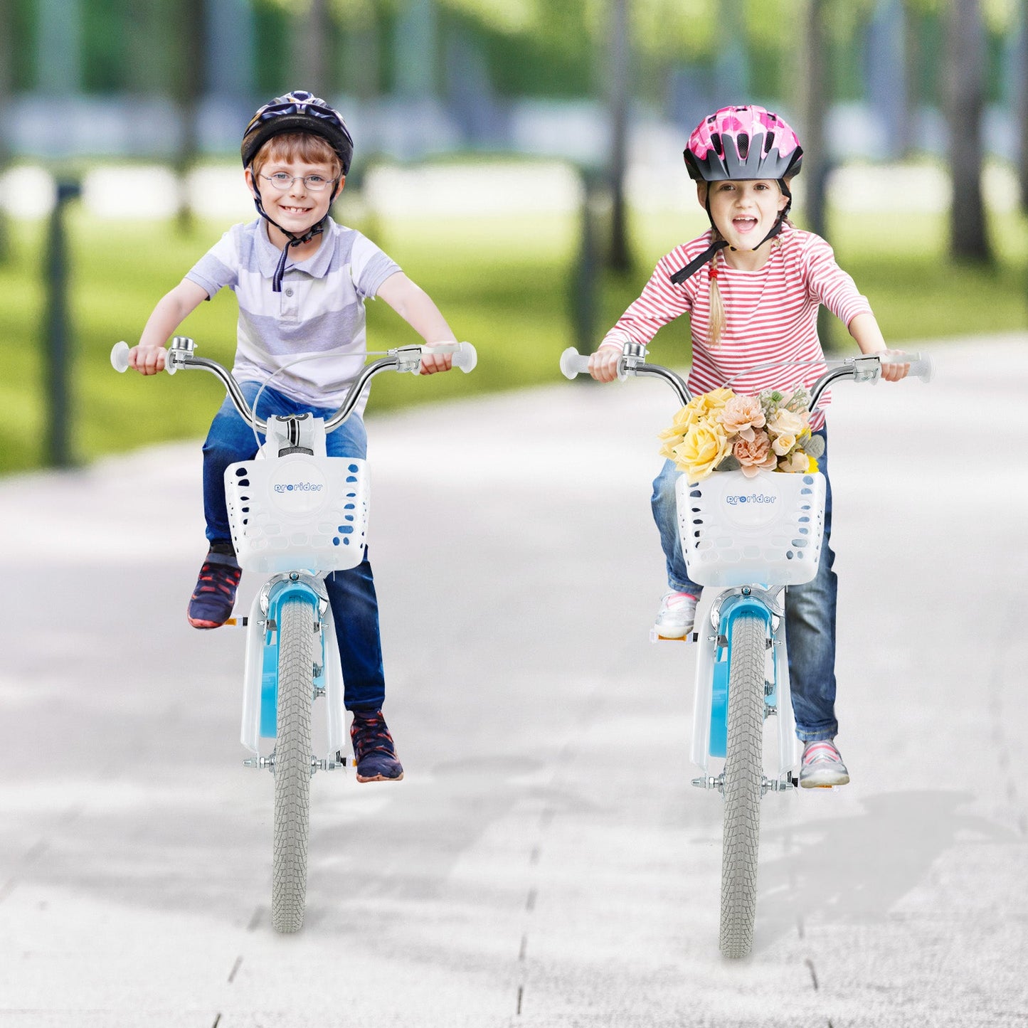 20 Inch Kids Bike with Dual Brakes and Adjustable Seat