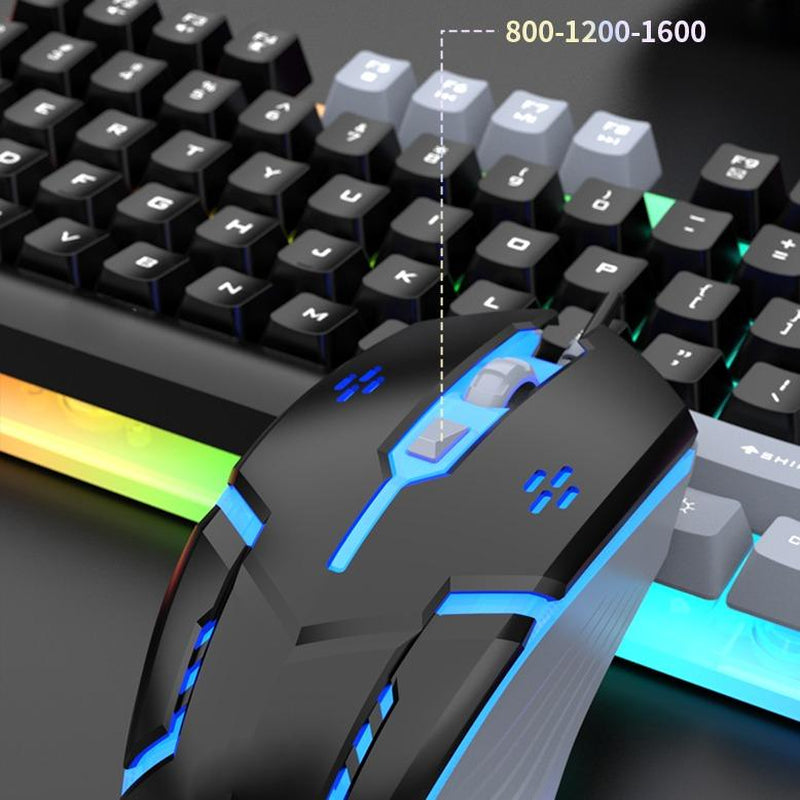Ultimate 3-in-1 Gaming Bundle: RGB Keyboard, Precision Wired Mouse & Noise Cancelling Headset for Xbox, PS4, PS5 & PC