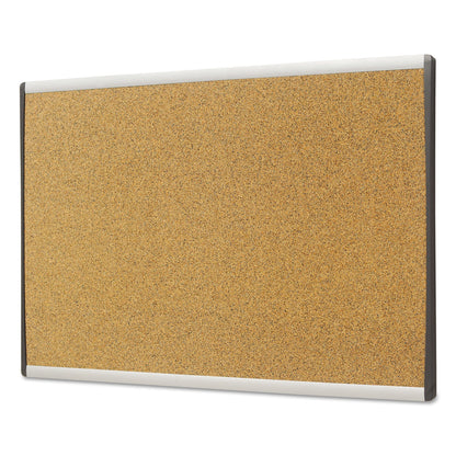 Quartet ARC Frame Cork Cubicle Board, 14 x 24, Tan, Aluminum Frame